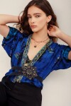 KIMONO SAREE OCEAN Azul