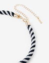 Collares Cortos Cordón Collar Marinero Dije Ancla - Dorado