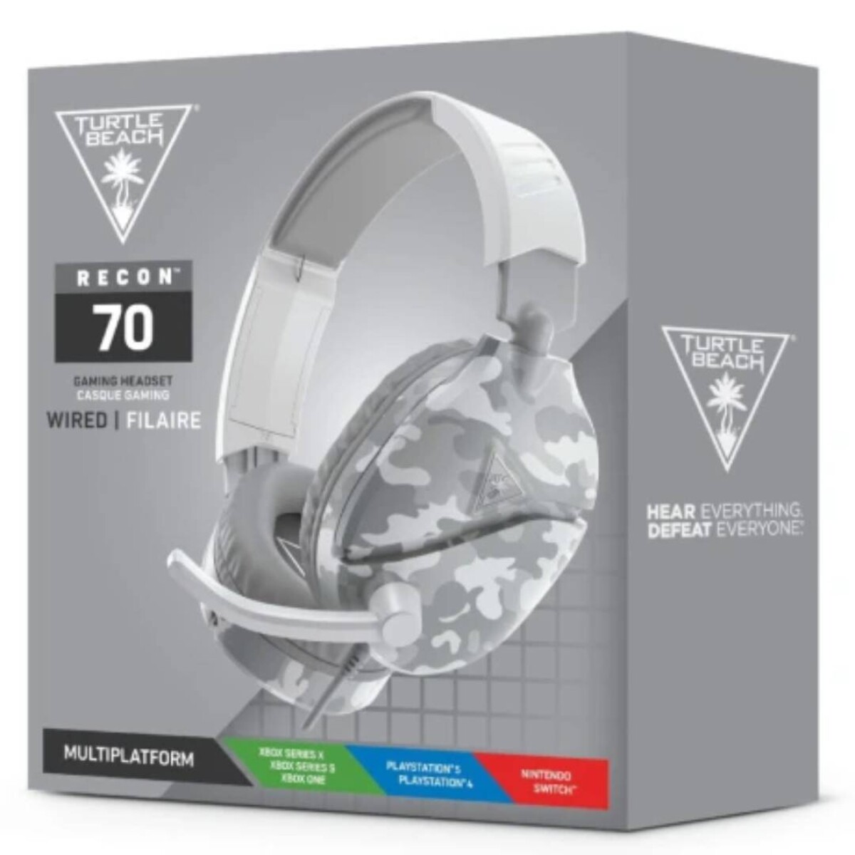 Auriculares Headset Turtle Beach Recon 70 - Camuflado Gris 