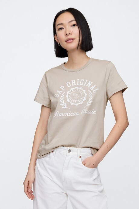 Remera Gràfico Manga Corta Mujer Frosty Morning