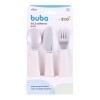 Set x3 cubiertos BUBA pastel beige