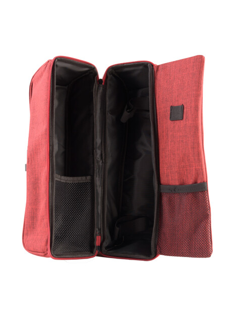 Matera Morral Cierre Central Rojo