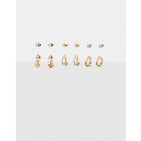 Set De Aros Lucky Dorado