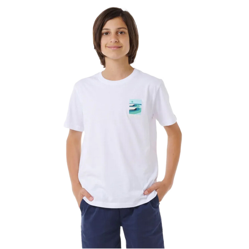 Remera Rip Curl Surf Revival Lined Up Tee - Niño Remera Rip Curl Surf Revival Lined Up Tee - Niño