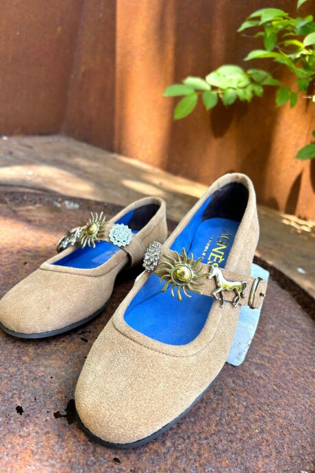 Ballerina Deleite Beige