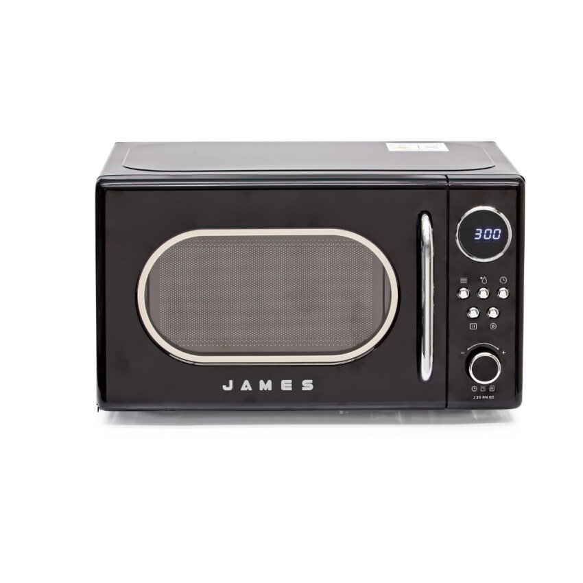 Microondas James Retro 20 Lts. negro G3 Microondas James Retro 20 Lts. negro G3