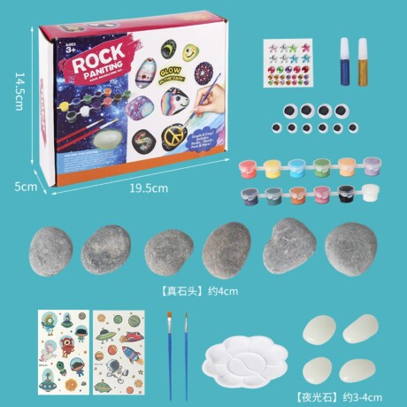 Kit de Pintura para Rocas con Accesorios 001