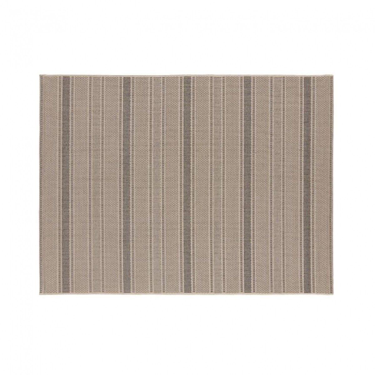 Alfombra Clásica Eco-Nature - Riscas | 1,50x2,00m - Beige Chumbo 