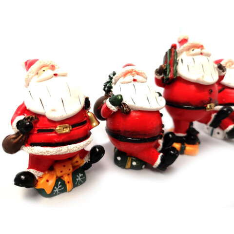Set x4 Figuras de Papá Noel - Navidad U