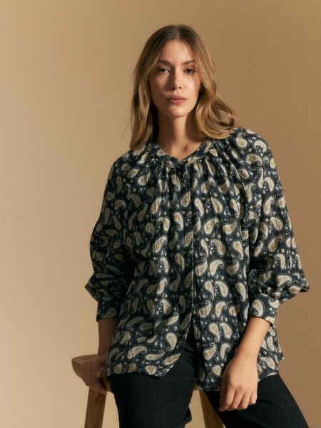 CAMISA ALLIE SALINA NEGRO