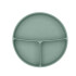 Plato con divisiones y ventosa Kikkaboo Verde