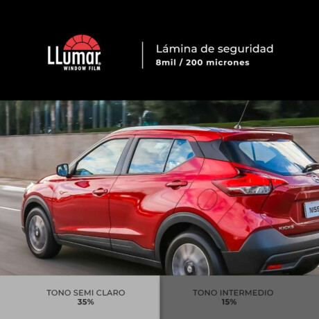 Polarizado Camioneta Semiclaro. 200 Micrones