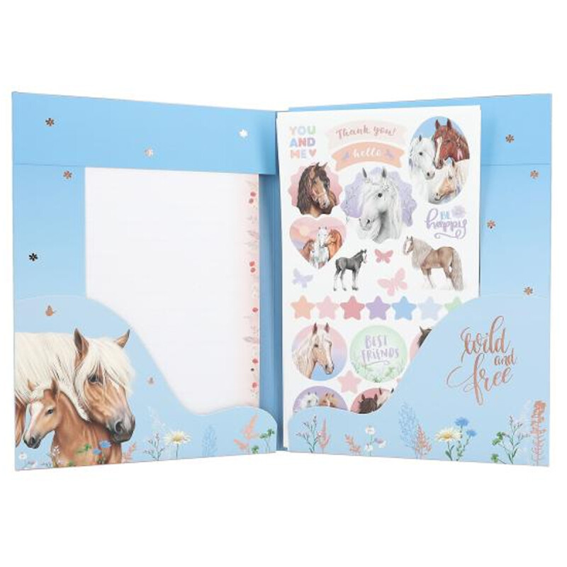 Set de cartas y carpeta Caballos Mis Melody Top Model Set de cartas y carpeta Caballos Mis Melody Top Model