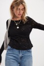 LACE LAYERING LS Negro