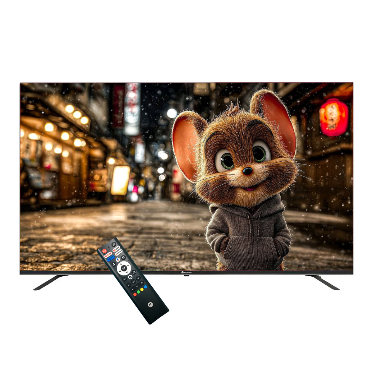 Smart Tv Motorola 65" 4k Uhd Google Tv Mot65ule11 - TV 65 MOTOROLA MOT65ULE11 