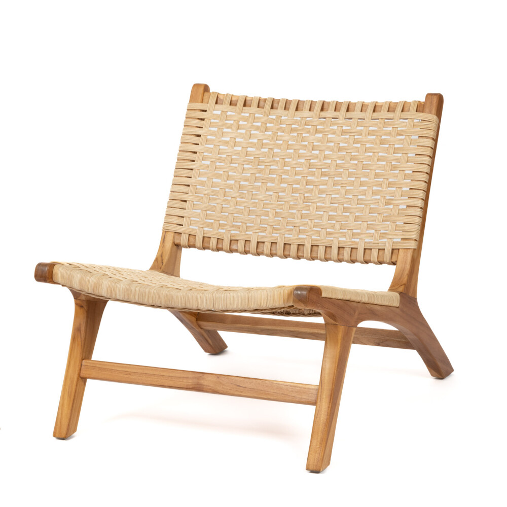 BUTACA RATTAN-Y-MADERA NATURAL-BEIGE KEILA NATURAL