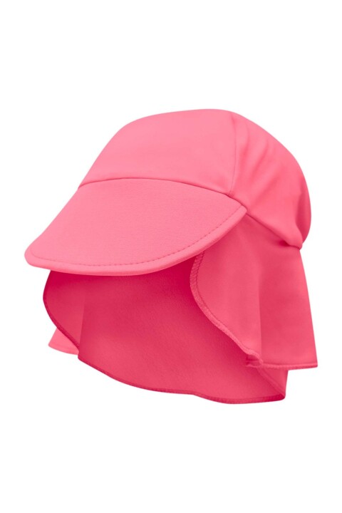 Gorro Con Visera Y Cubre Cuello con Protección UV50+ - Rosa Gorro Con Visera Y Cubre Cuello con Protección UV50+ - Rosa