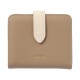 Billetera bicolor beige