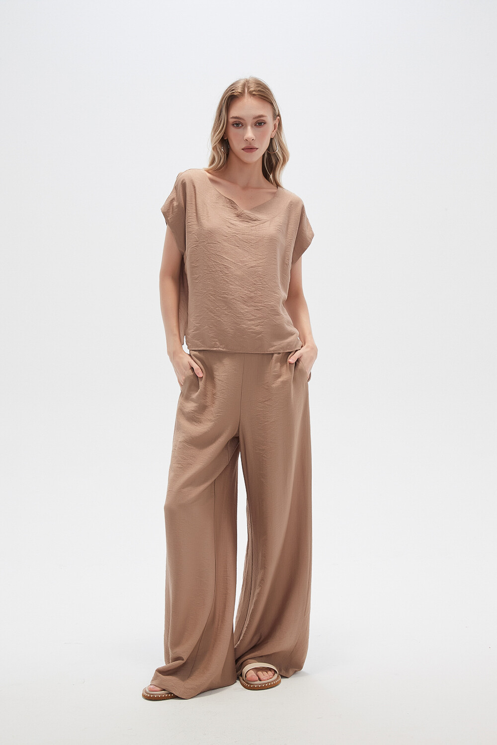Blusa Elaisa Beige Oscuro