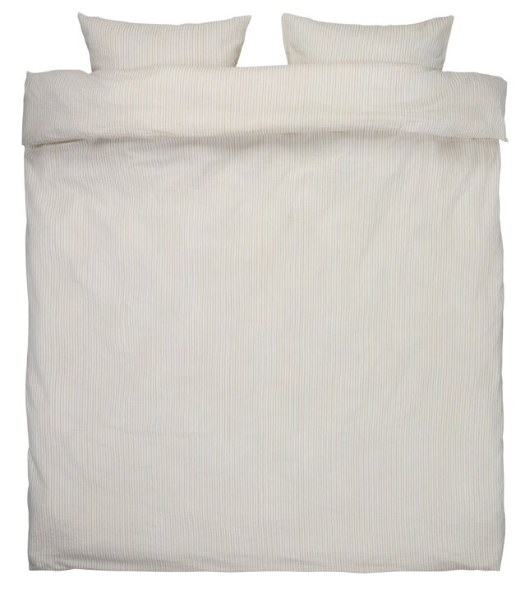 Juego de funda nórdica STINNE Seersucker KING blanco/latte 