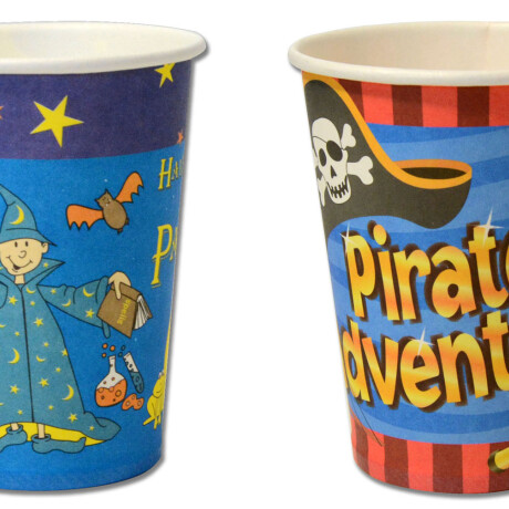 VASOS DESCARTABLES X12UDS PAPEL DIF DISEÑOS 7.5X10CM 12859 Q48 VASOS DESCARTABLES X12UDS PAPEL DIF DISEÑOS 7.5X10CM 12859 Q48