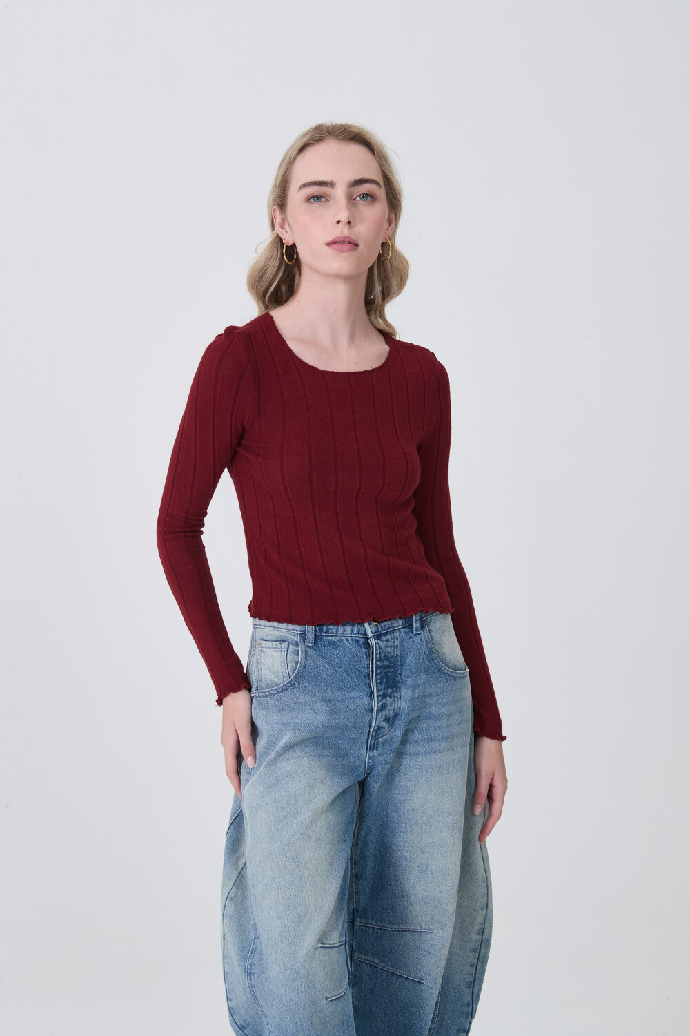 Remera Bali Bordeaux