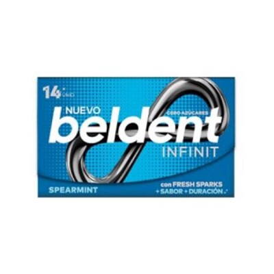 Chicle Beldent Infinit Fresh Sparks Spearmint 14 Uds. Chicle Beldent Infinit Fresh Sparks Spearmint 14 Uds.