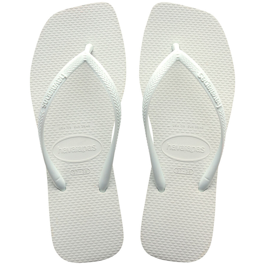 Sandalias de Mujer Havaianas Slim Square Blanco
