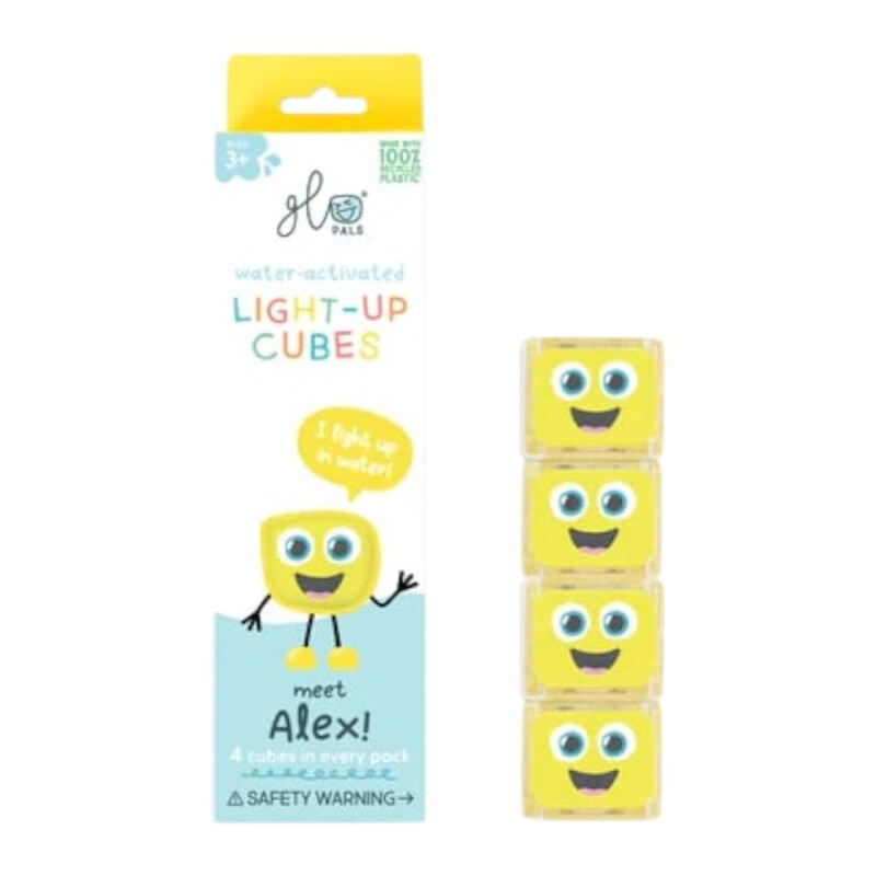 Cubos Glo Pals activados por agua x4 Alex