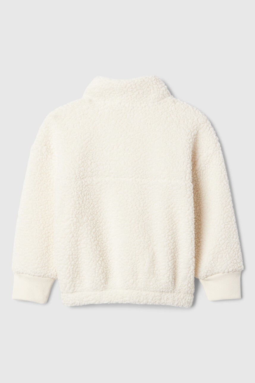 Polar Medio Cierre Toddler Niña Ivory Frost