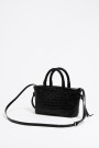 SHOPPER MINI PIEL Negro