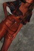 Leather Shorts Crawford Camel