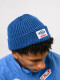 GORRO BEANIE Nacional Hombre Azul Marino, Blanco
