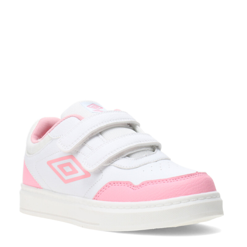 Championes de Niños Umbro Steve Junior Blanco - Rosado