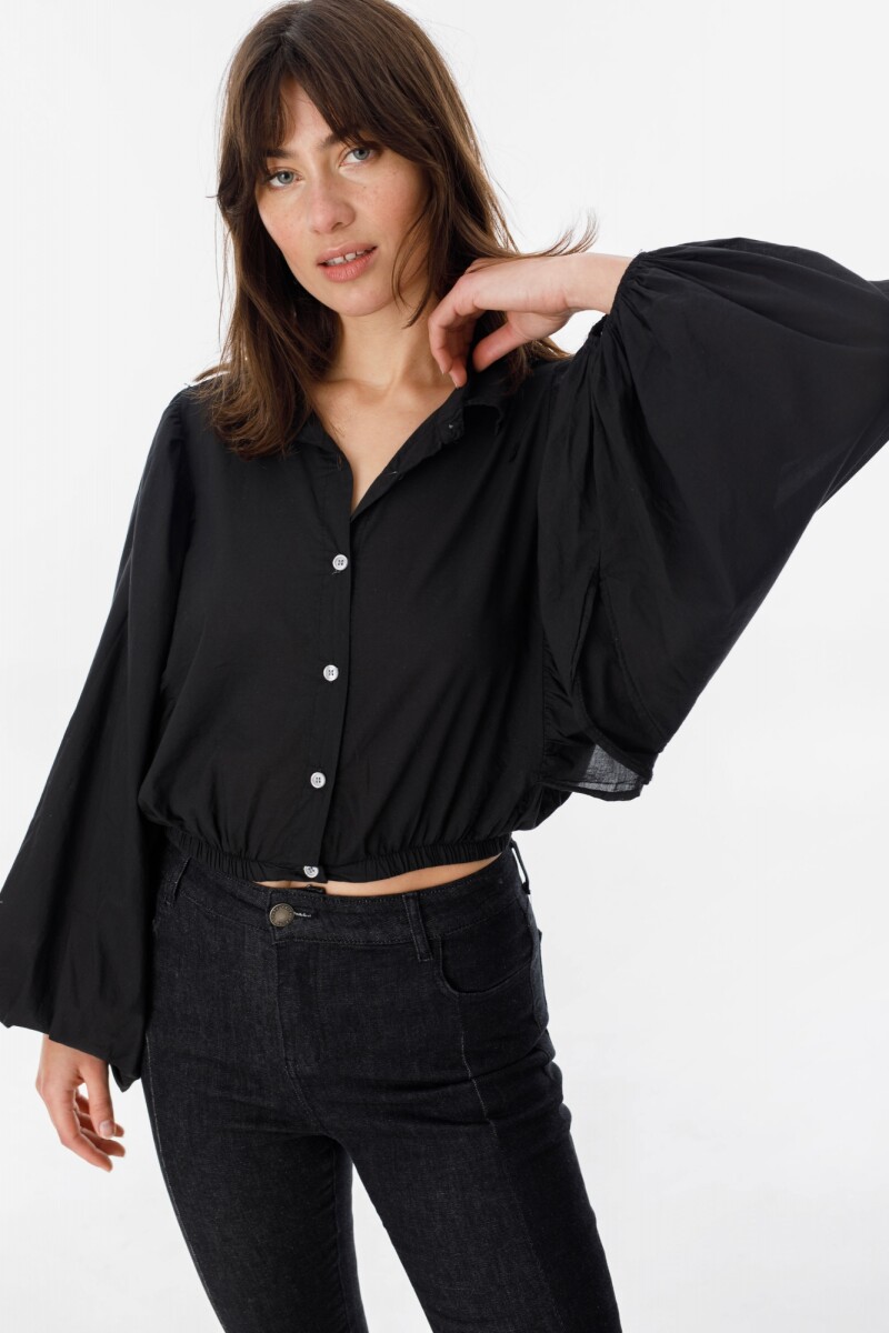 Camisa Magnolia Negro
