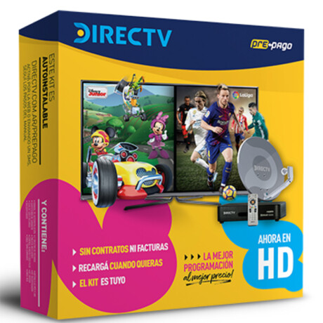 Kit DirectTV Prepago HD Negro