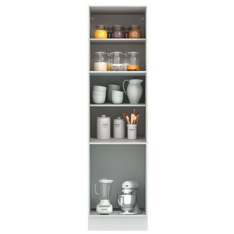 ARMARIO DE COCINA 60 CM MDP-Y-VIDRIO BLANCO LUX