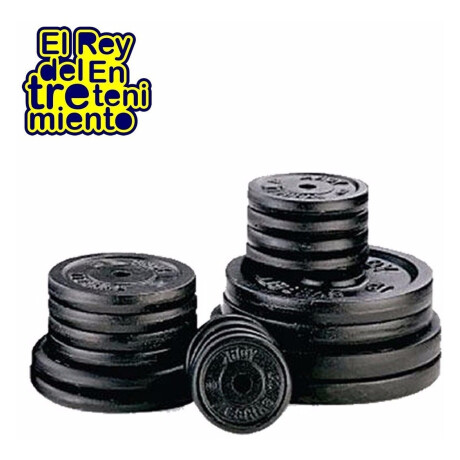 Set 2 Mancuernas + Barra 1.5m + 40k Hierro Compacto Cmb000601