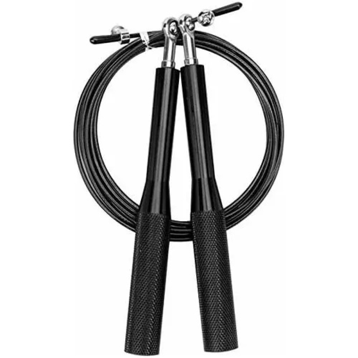 ( ARG-011 )Cuerda de saltar aluminio con rulemán Randers - Negro 