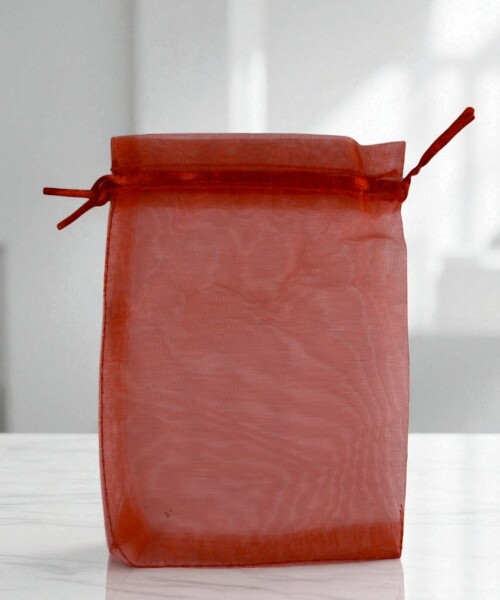 Bolsa organza 12x17 cm. ROJO