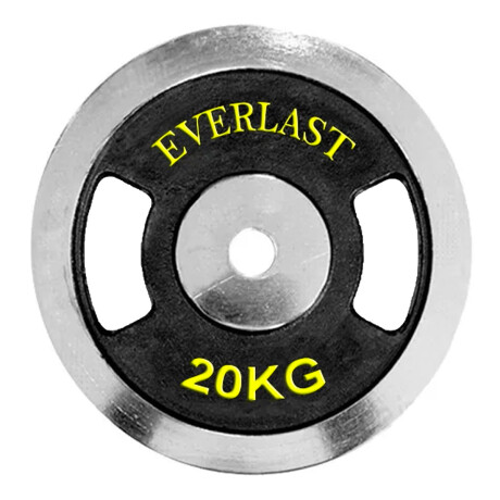 Disco Everlast En Hierro Cromado C/ Agarre 20kg Disco Everlast En Hierro Cromado C/ Agarre 20kg