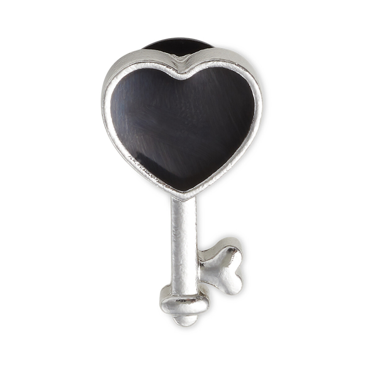 Jibbitz™ Charm Key Black Heart - Multicolor 