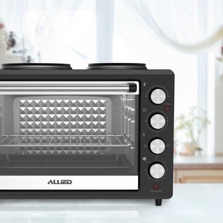 Horno Eléctrico Allied AL-EH402 3200W con 2 Hornallas 40L 001