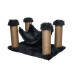 CAT SCRATCHING TREE LONG HAIR TVR60-16 LONG HAIR PLUSH BLACK CAT SCRATCHING TREE LONG HAIR TVR60-16 LONG HAIR PLUSH BLACK