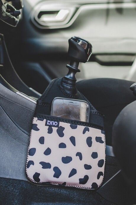 Bolsa P/ Auto Organizadora/ Basura Neopreno Palanca brio Animal print