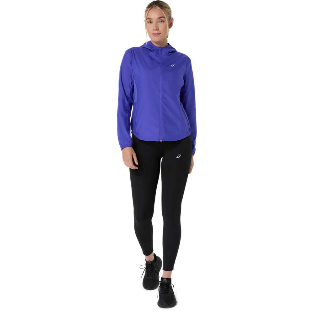 Casaca Running Silver Mujer Cobalt Burst