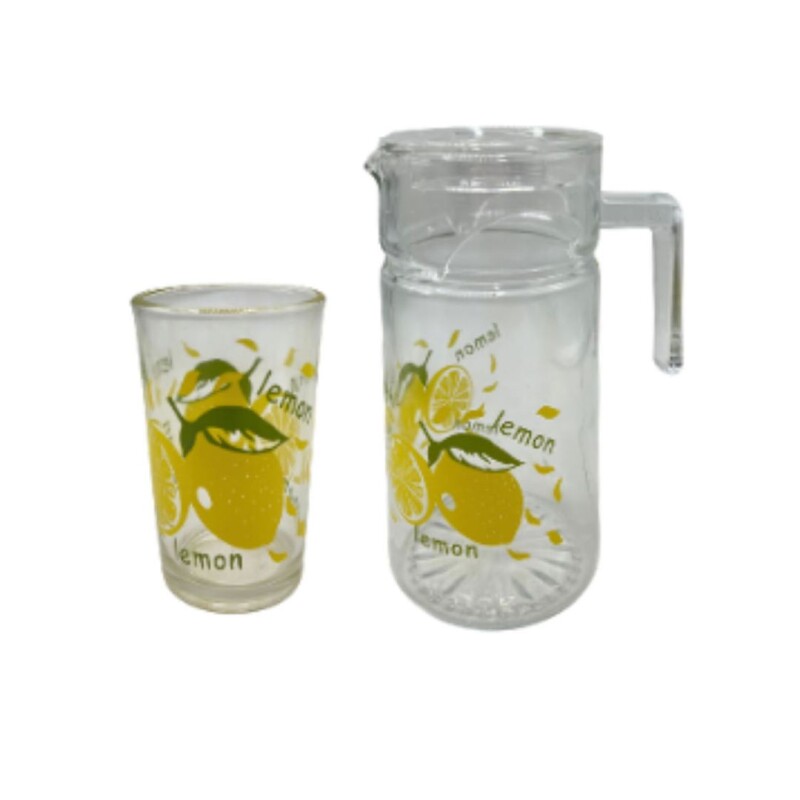 JUEGO DE JARRA CON VASOS DE VIDRIO SET x7 JUEGO DE JARRA CON VASOS DE VIDRIO SET x7