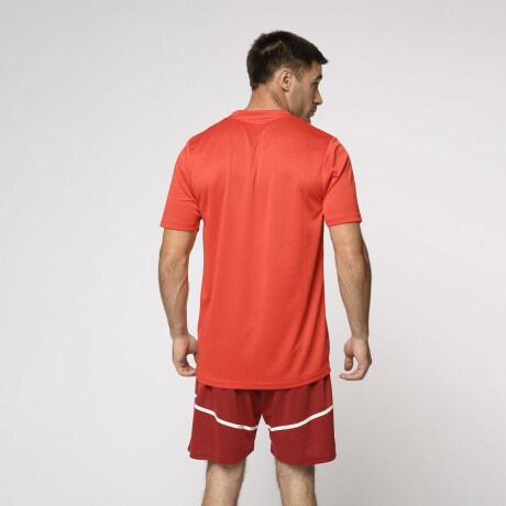 Remera manga corta FTBL Nacional Hombre Rojo, Rojo, Blanco