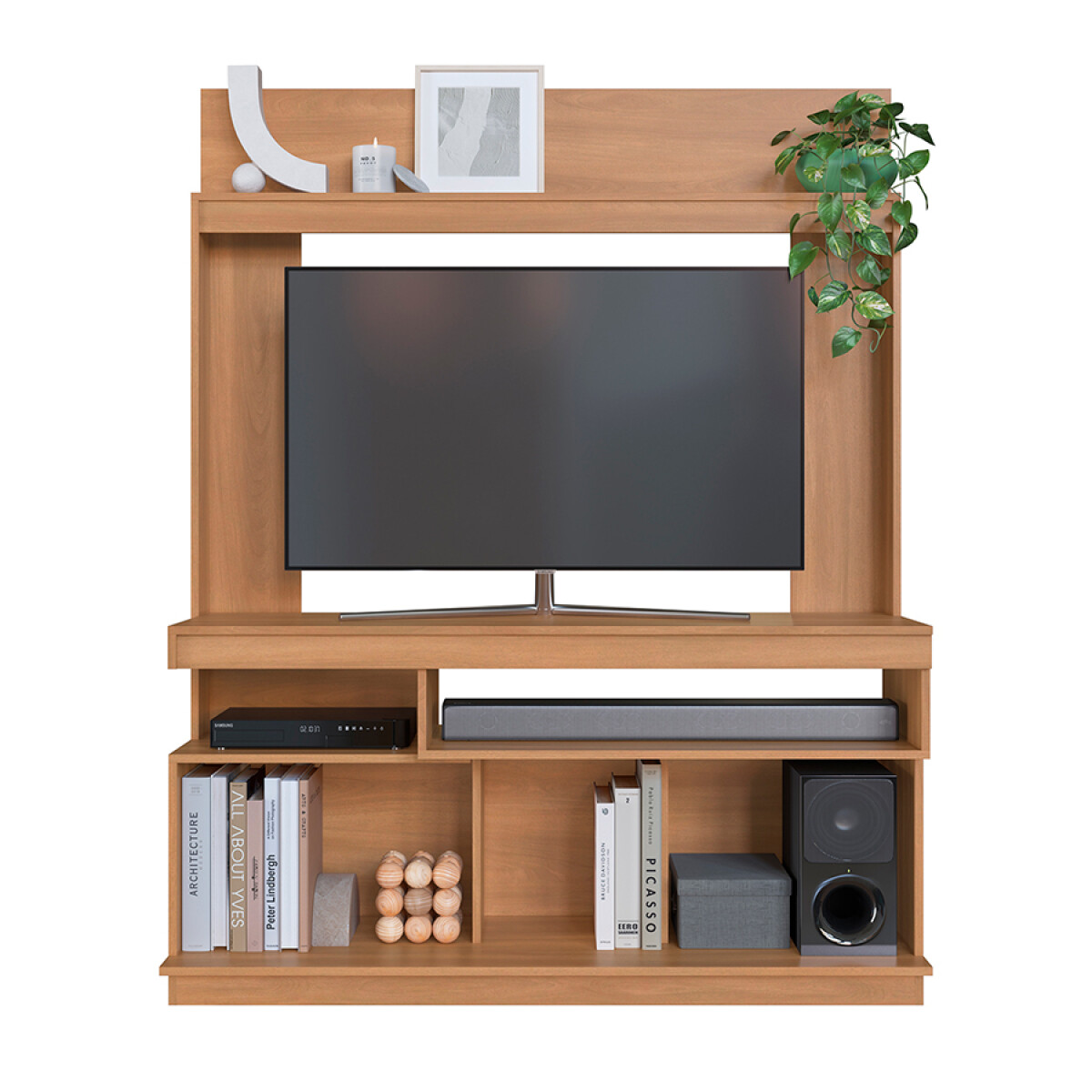 Rack TV Lis Minimalista 171x135x44.5cm dma0008 - MARRON 