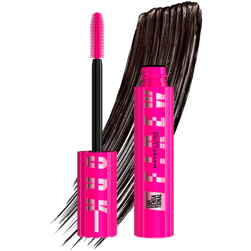 Máscara de Pestañas Maybelline Lash Sensational Firework Brownish Black Washable